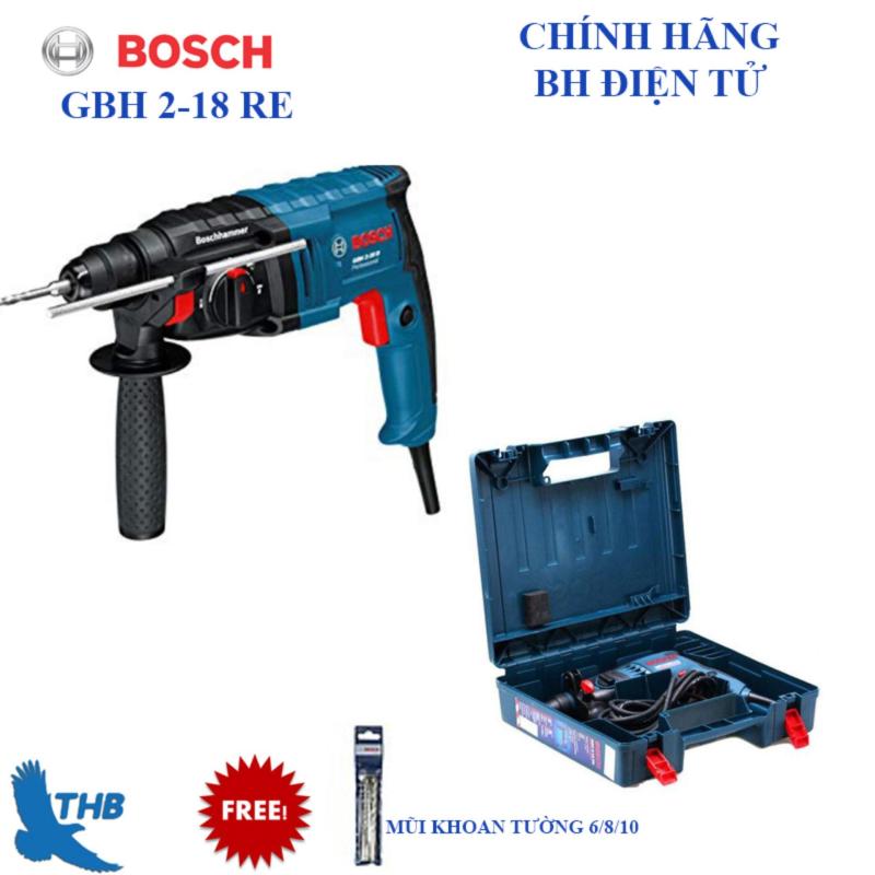 Máy khoan búa Bosch GBH 2-18 RE ( Tặng bộ mũi khoan tường SDS 6,8,10)