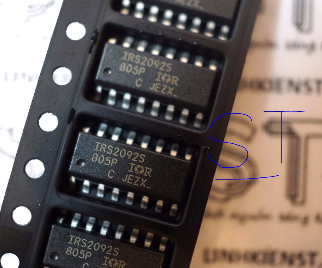 IC DRIVER AUDIO IRS2092S 2092S 2092S SOP-16 MỚI