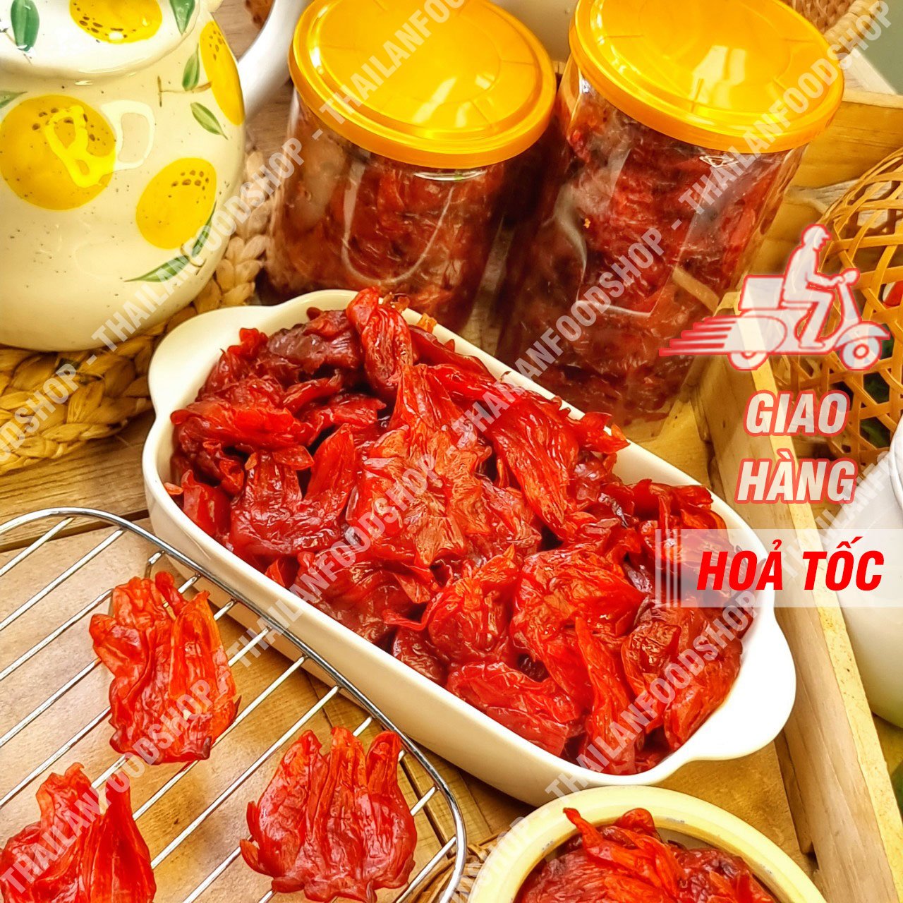 Mứt hoa hồng đà lạt - lon 500gr