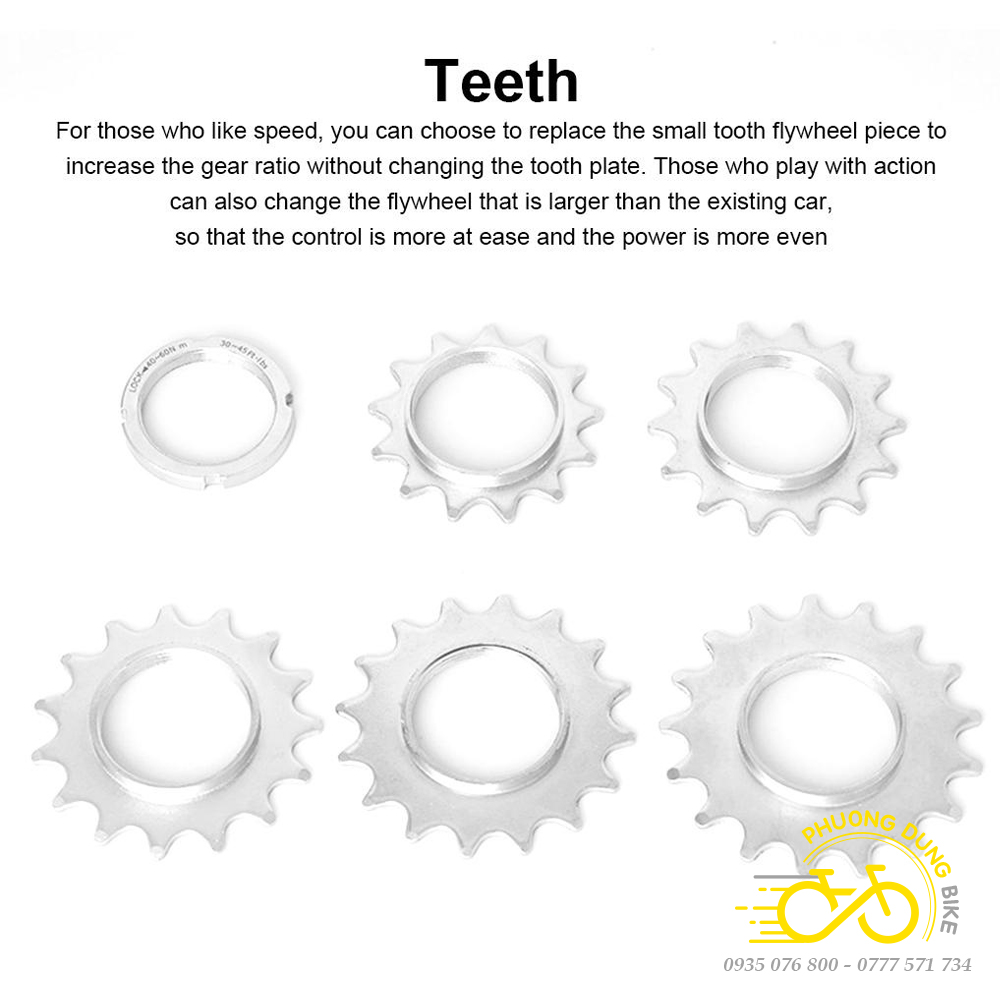 Líp xe đạp không phanh Fixed Gear - Líp cố định xe đạp