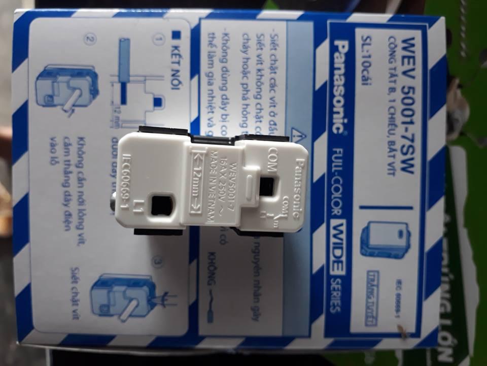 Công tắc Panasonic 5001-7SW(hạt to,1 chiếc)