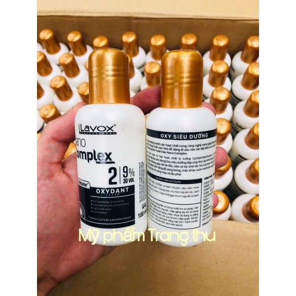 [GIÁ SỈ ] OXY trợ nhuộm tóc Lavox Nano Complex 100ml.