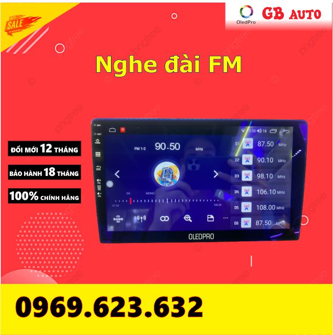 Màn hình android 9 inch OLED C2 kèm VIETMAP S1 bản quyền, tích hợp camera lùi, camera hành trình, ram 1gb rom 16gb