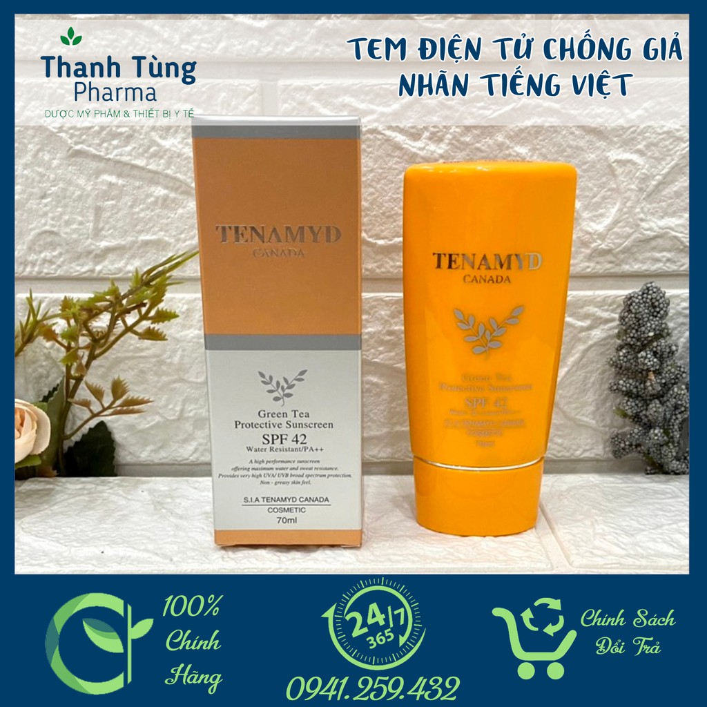 BÁO GIÁ NGŨ CỐC SUNWAY GREEN TEA | Shopee Lazada Sendo Tiki mới nhất 60 Tenamyd Green Tea SPF42 ️CHÍNH HÃNG️ Kem chống nắng trà xanh an toàn cho da nhạy cảm tuýp 70ml