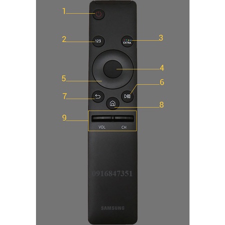 [HÀNG CHUẨN] ĐIỀU KHIỂN TV SAMSUNG 4K SMART CONG REMOTE TIVI sámung (LƯNG ĐEN - KHÔNG VOICE)