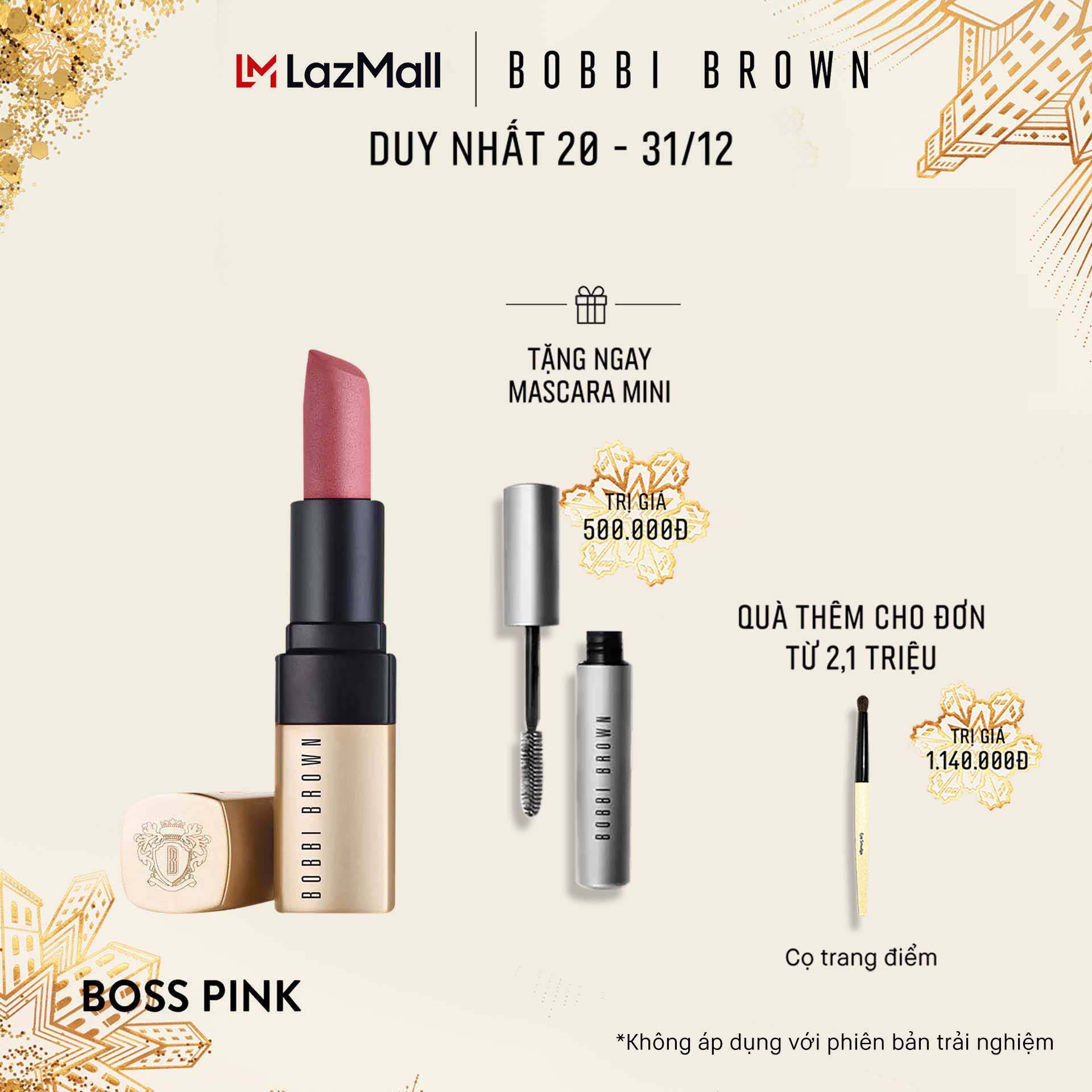 Son môi Bobbi Brown Luxe Matte Lip Color 4.5g