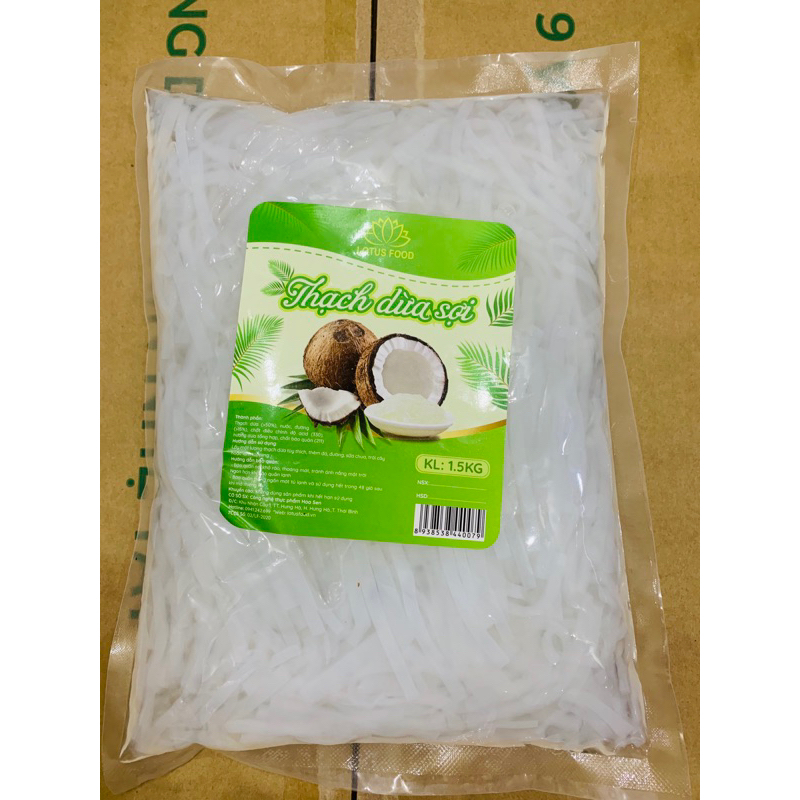Thạch Dừa Sợi Lotus food - bịch 1.5kg