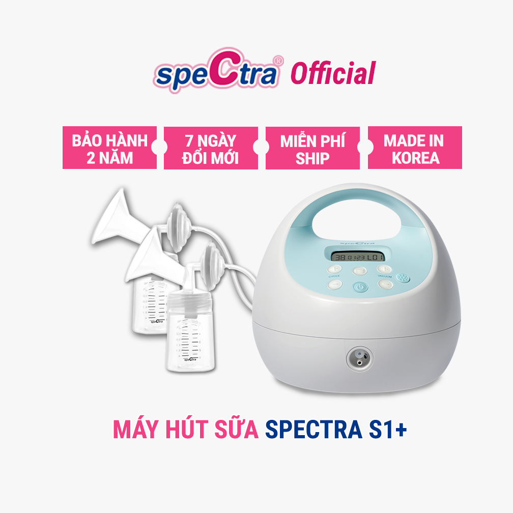 Máy Sữa Điện Đôi Spectra S1+ – Dòng Hospital Grade, Bền Bỉ, Êm Ái, Bảo Hành 2 Năm