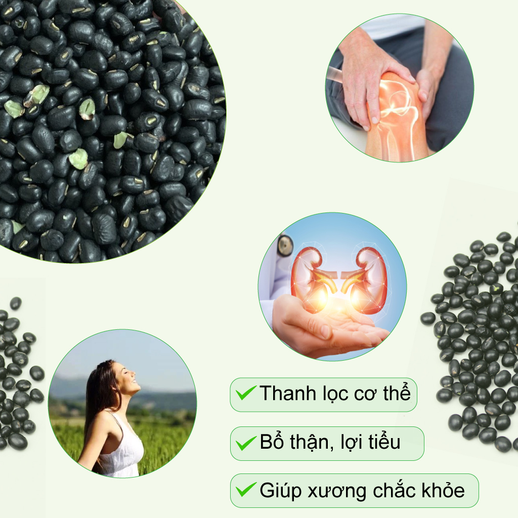 [HOT] Đậu đen xanh lòng Tấn Phát loại 1kg
