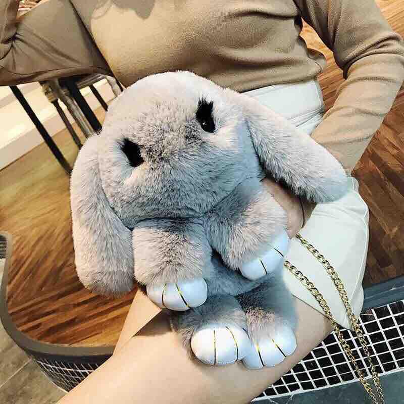 TÚI THỎ BÔNG ĐEO CHÉO SIÊU XINH