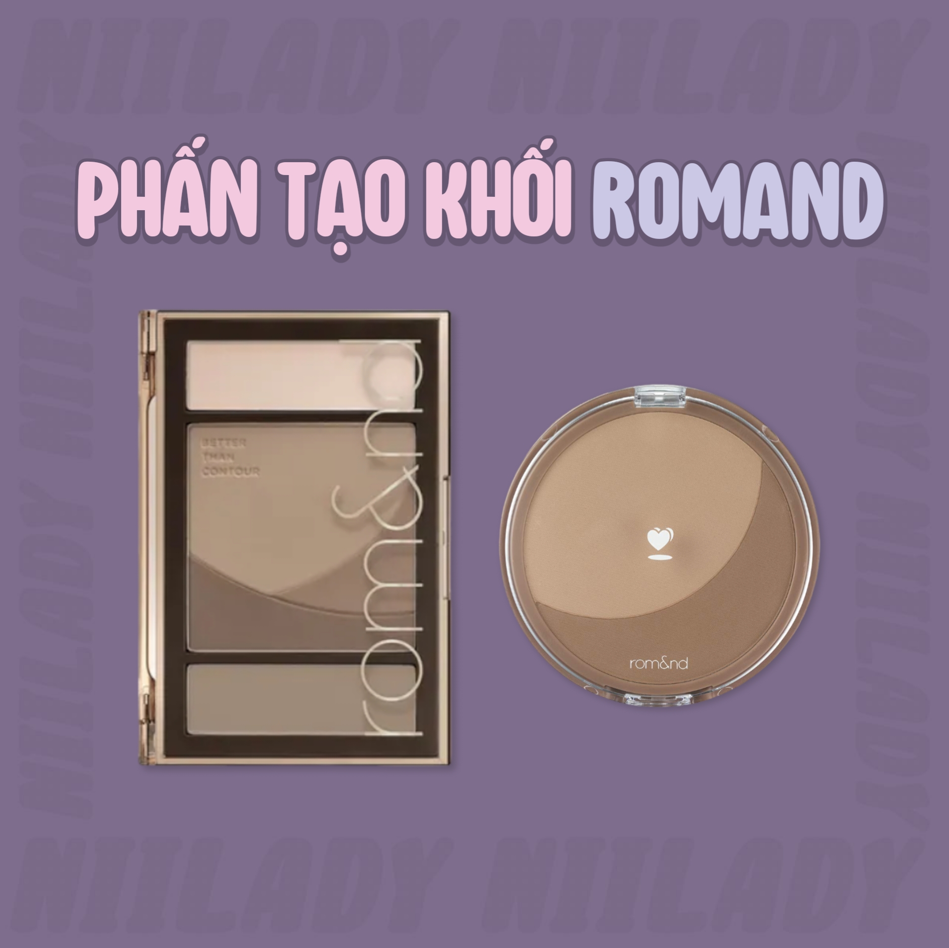 Phấn khối Romand Better Than Shape, Romand Better Than Contour