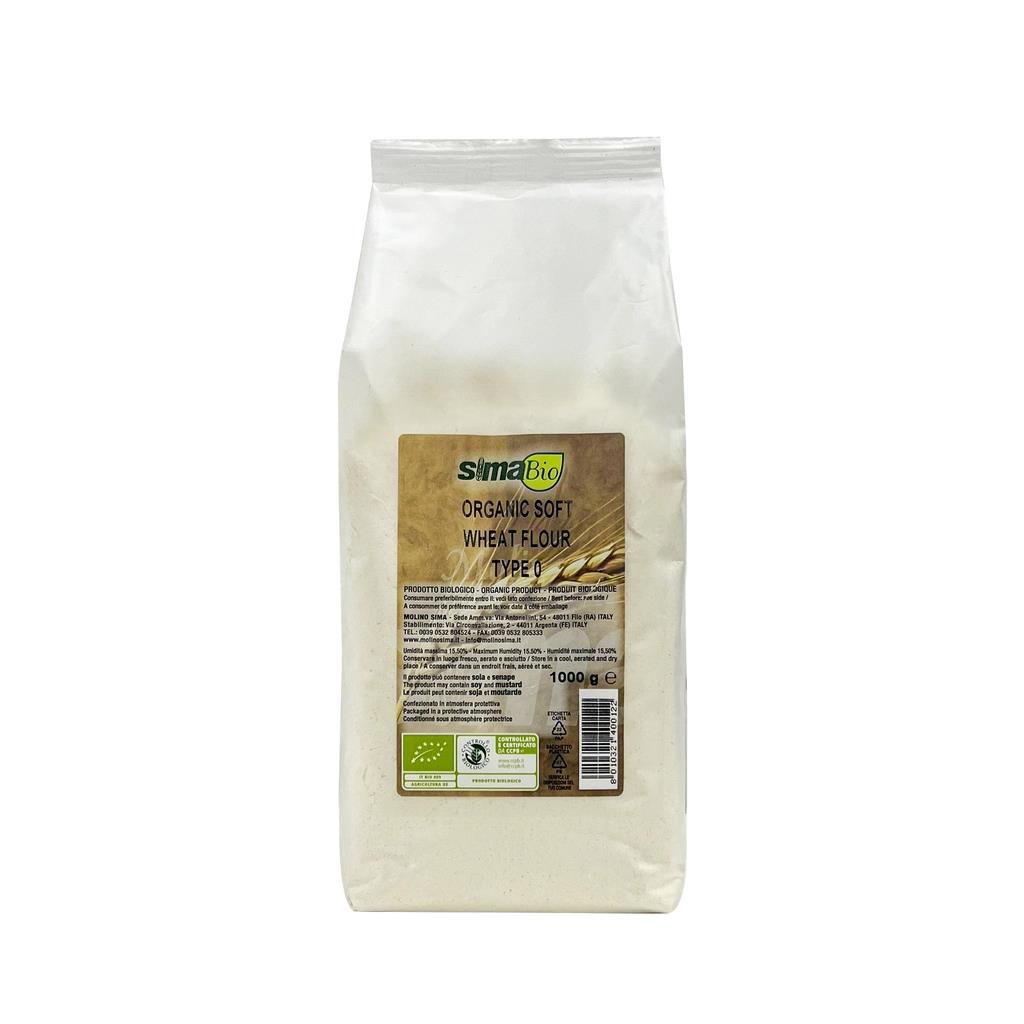 Bột mì trắng đa dụng hữu cơ Sima Bio 1kg