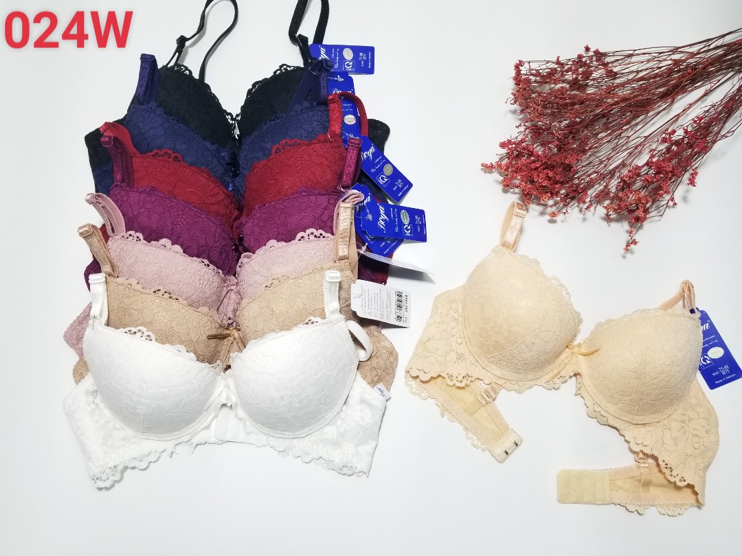 Áo lót nữ ren mút dày nâng Boya 024W