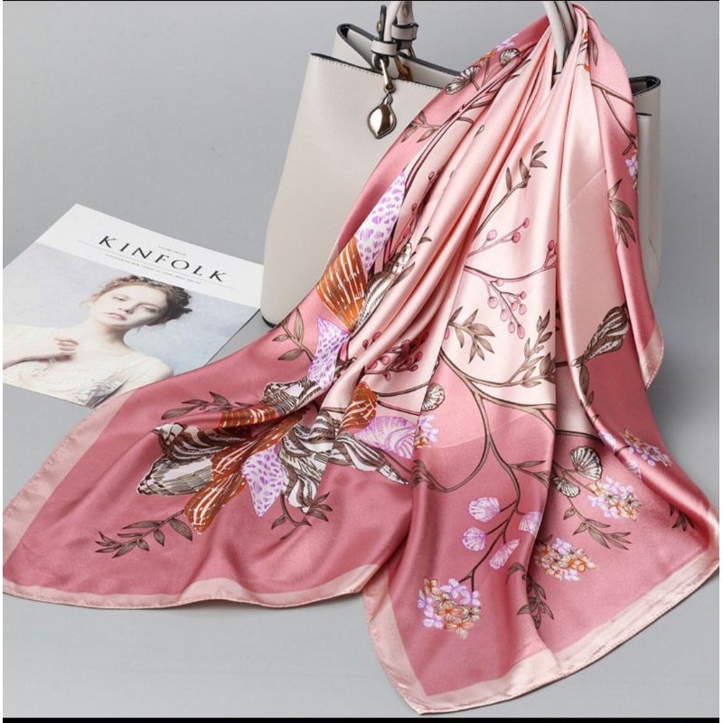 【HOT SALE】 Khăn lụa vuông 70x70cm; 90x90cm hàng chuẩn đẹp