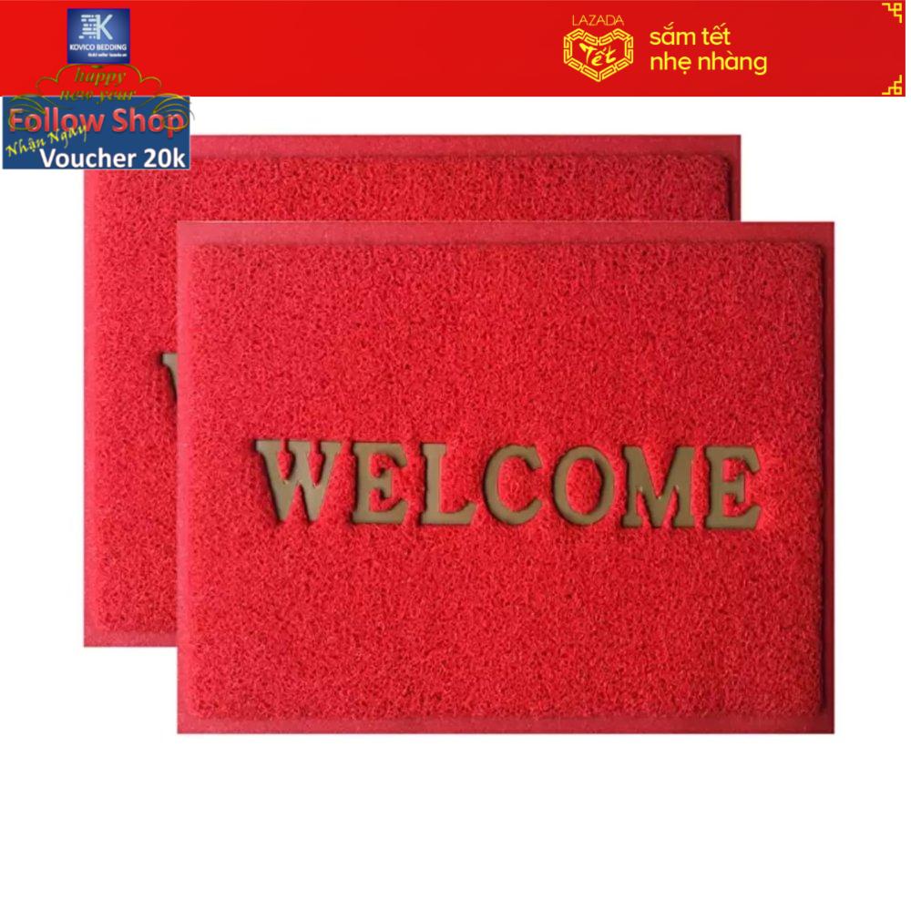 Combo 2 thảm Welcome 40*60
