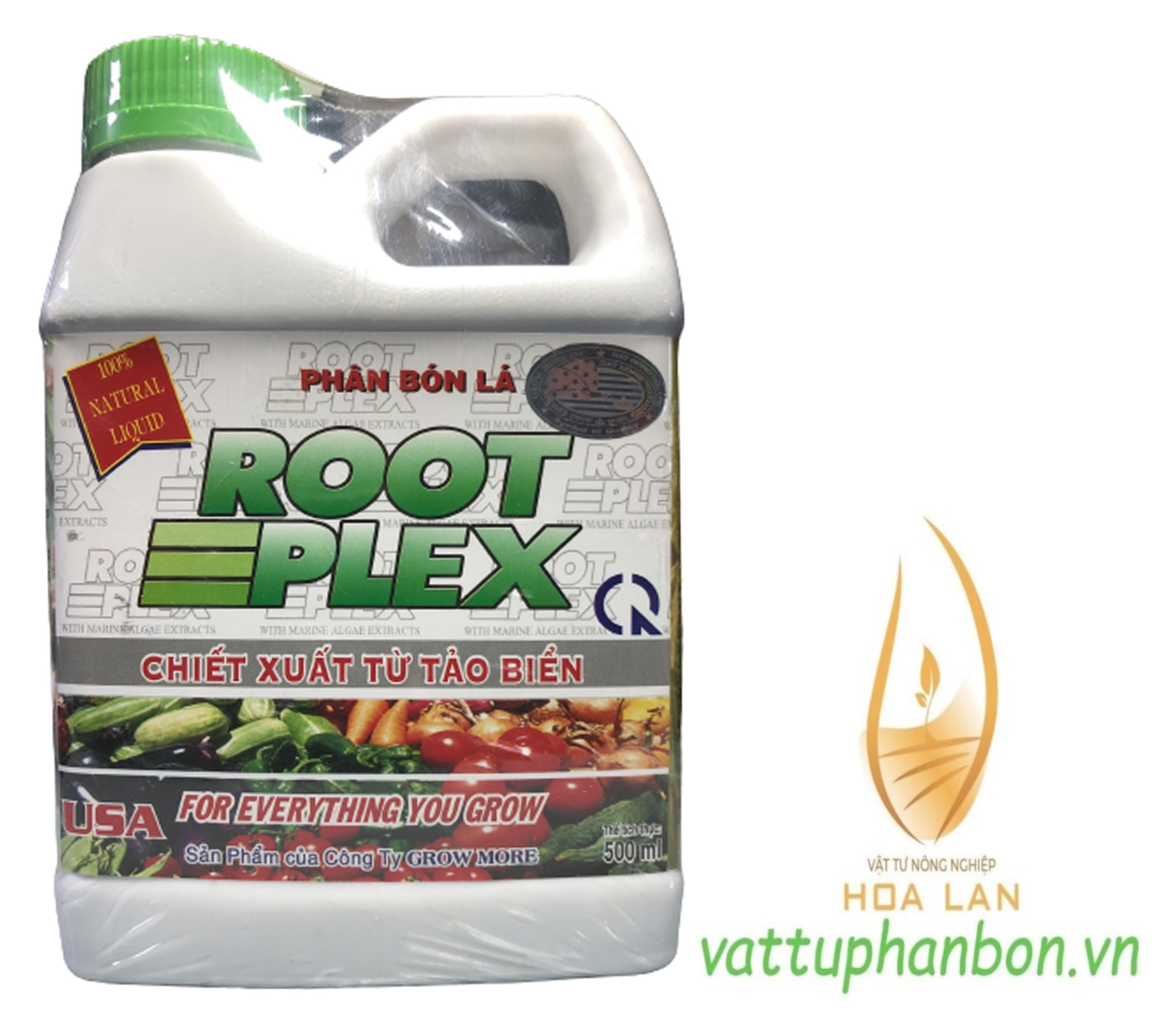 Phân bón lá root plex - phân bón hữu cơ chiết xuất từ rong biển - #483a# 500ml