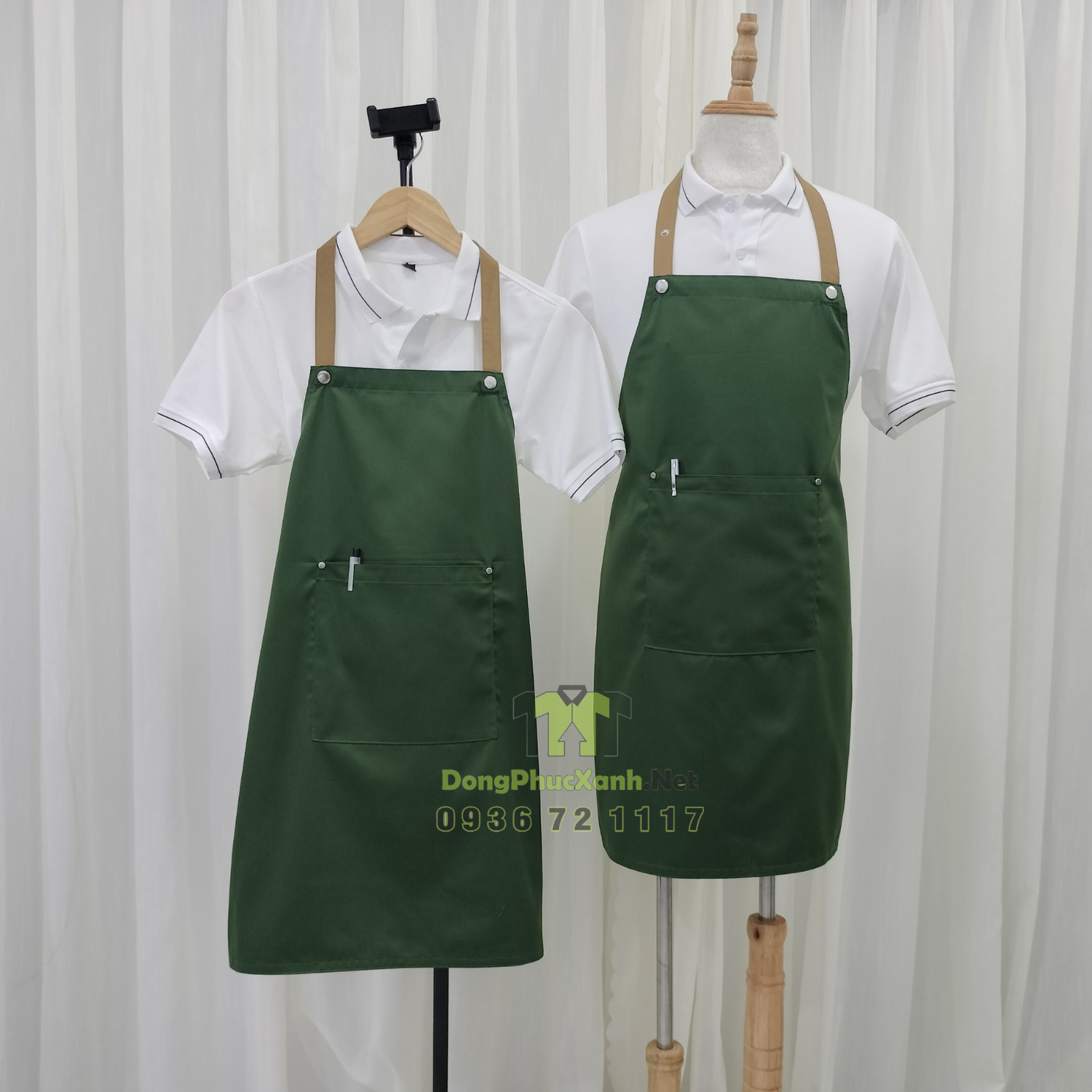 Tạp dề pha chế Tạp dề quán cafe Tạp dề phục vụ