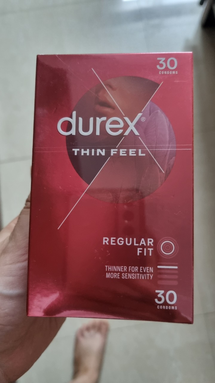 Bao cao su siêu mỏng Durex Fetherlite Ultra Thin Feel Condoms Extra Sensitive Úc - Hộp 30 chiếc