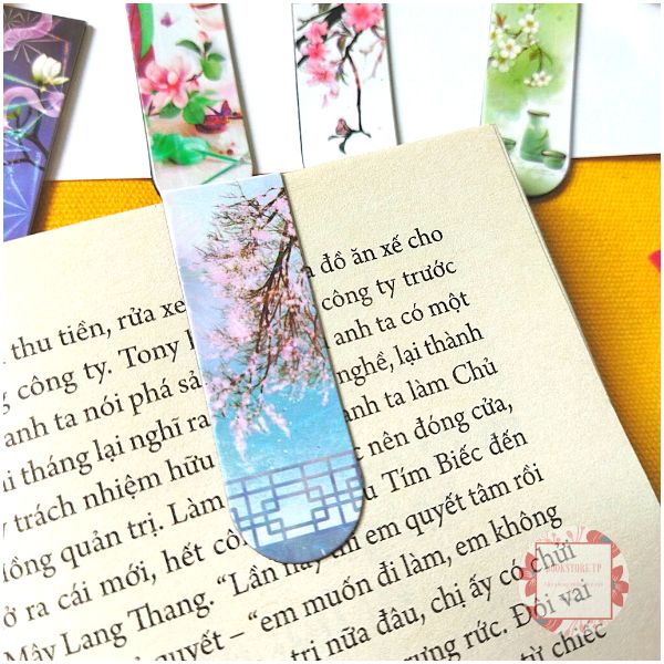 Bookmark Nam Châm Đánh Dấu Sách - Phong Cảnh Cổ Trang