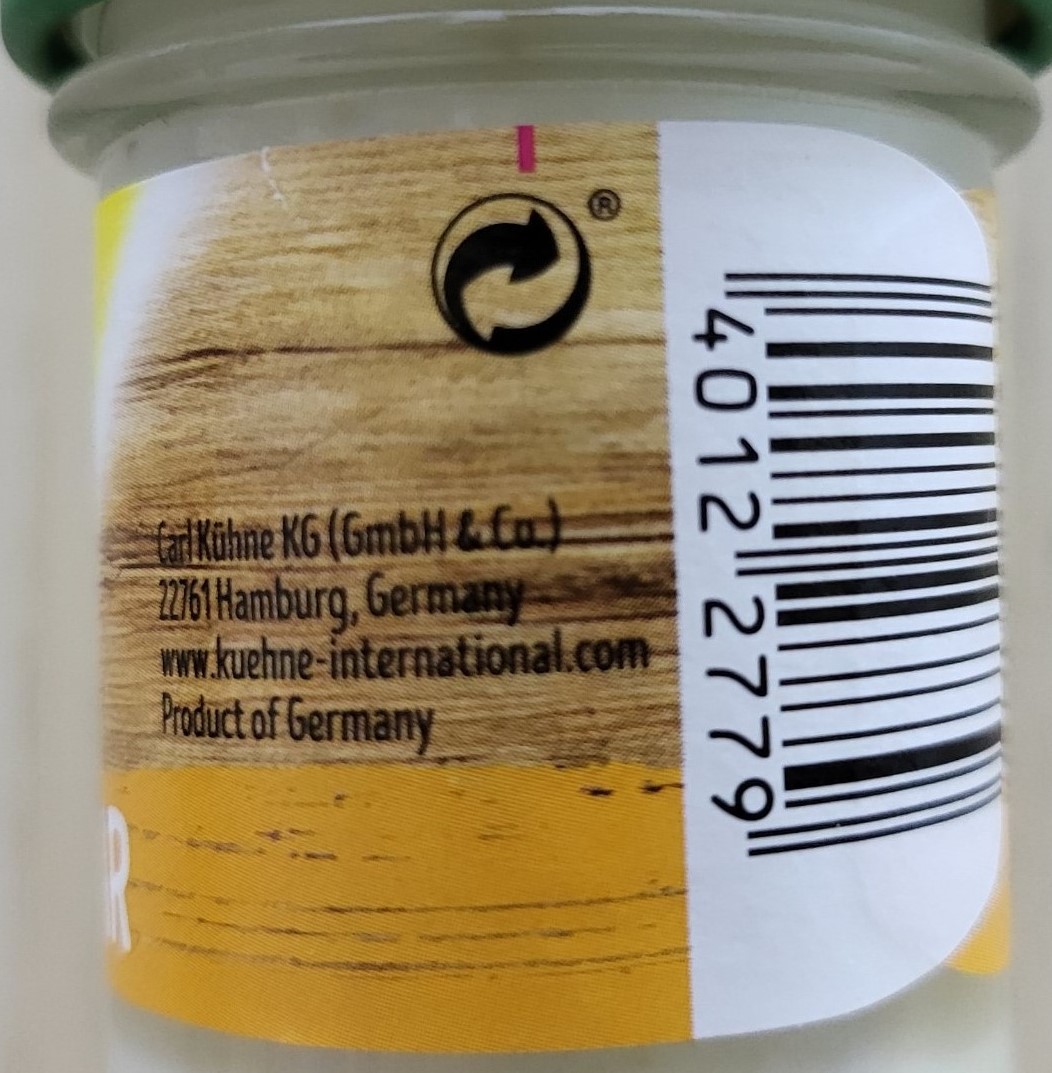 KUEHNE (chai CAESAR 250ml) SỐT TRỘN SALAD KIỂU MỸ American Caesar Dressing