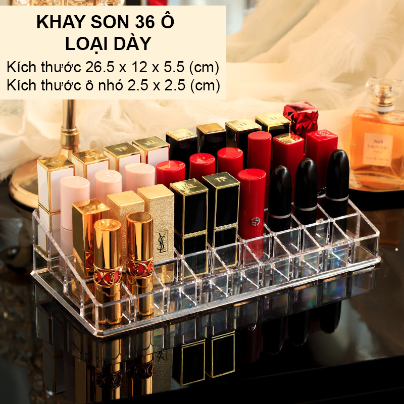 Khay son 36 ô loại dày