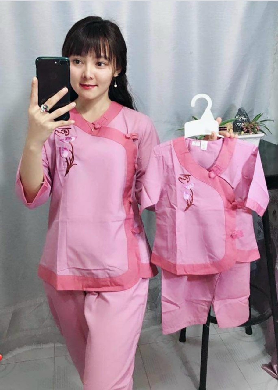 Đồ Lam Nữ Đi Chùa - Tim Phối