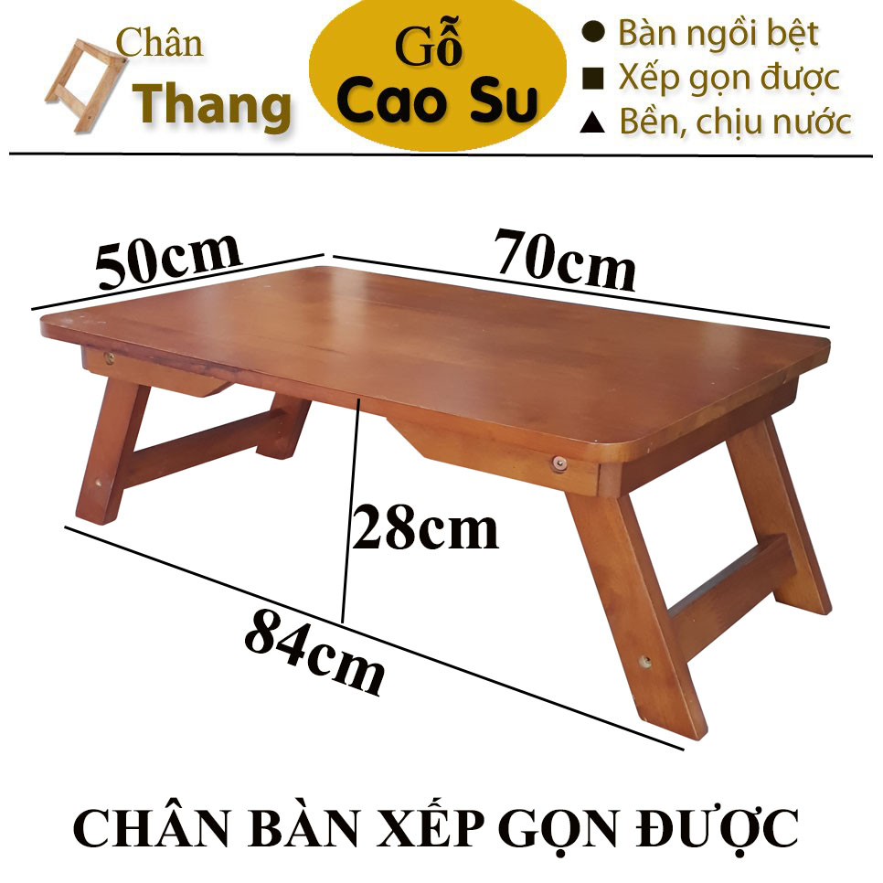 BÀN XẾP GỌN CHÂN THANG (VÀNG CÁNH GIÁN)