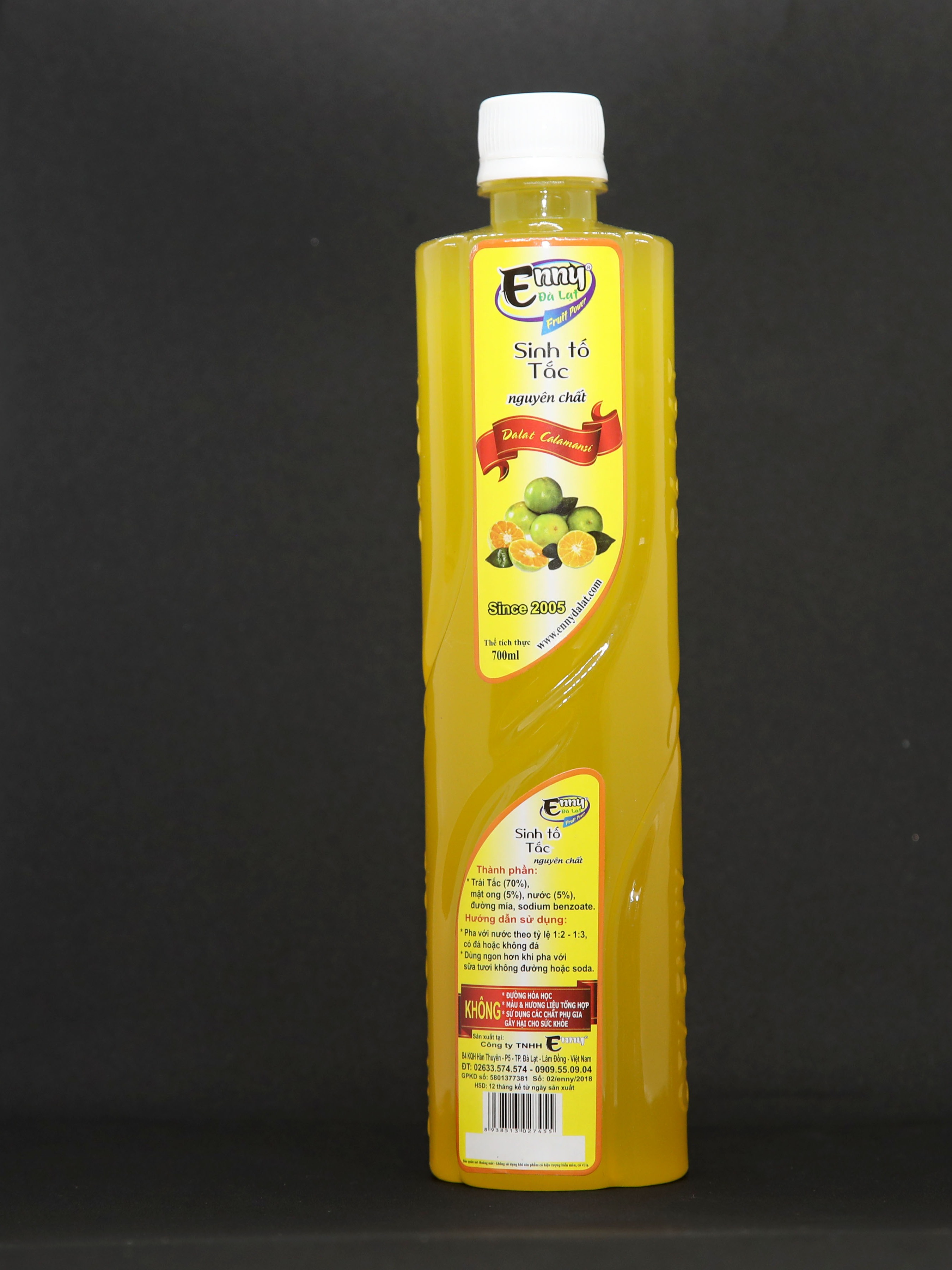 Sinh tố TẮC 700ml ENNY Đà Lạt