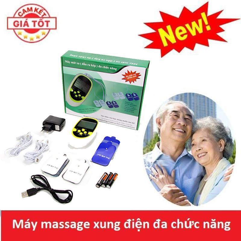 Máy Matxa Xung Điện, Máy Mát Xa Cầm Tay, Massage Đa Chức Năng (8 Miếng), Đầu Ra Kép Đa Chức Năng Cao Cấp, Được Các Bác Sĩ Hàng Đầu Khuyên Dùng, Trị Liệu An Toàn - Hiệu Quả.