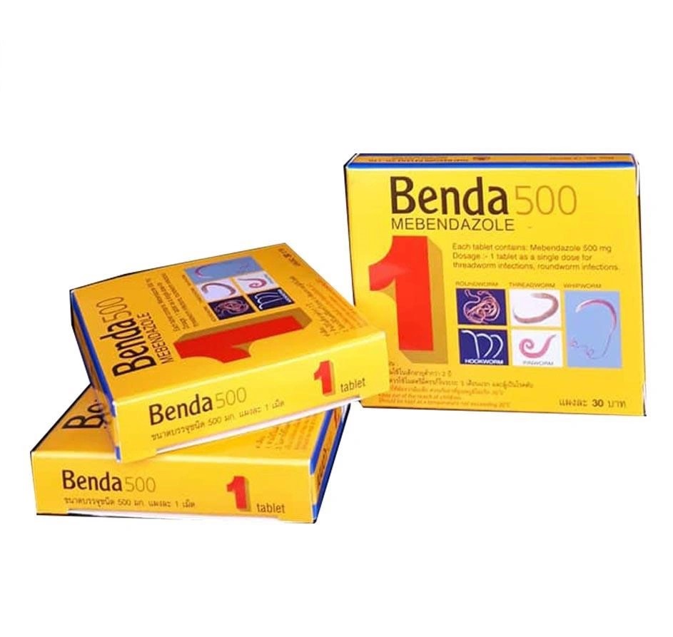 🌸🌱☘️ BENDA 500MG MEBENDAZOLE SỔ GIUN THÁI LAN 🌸🌱☘️