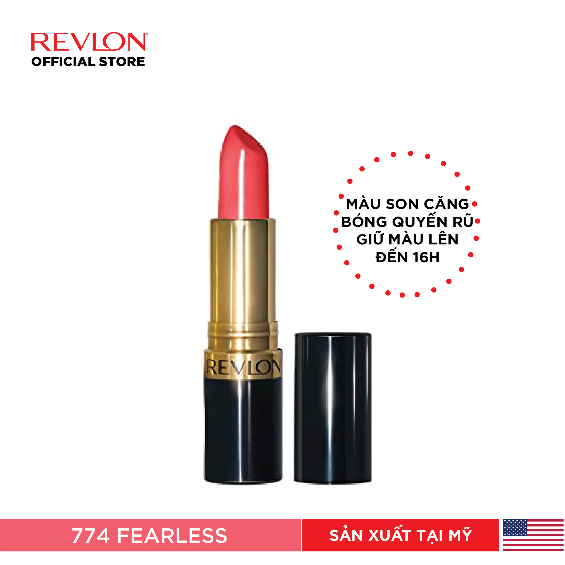 Son màu dưỡng môi Revlon Super Lustrous Lipstick 4.2g