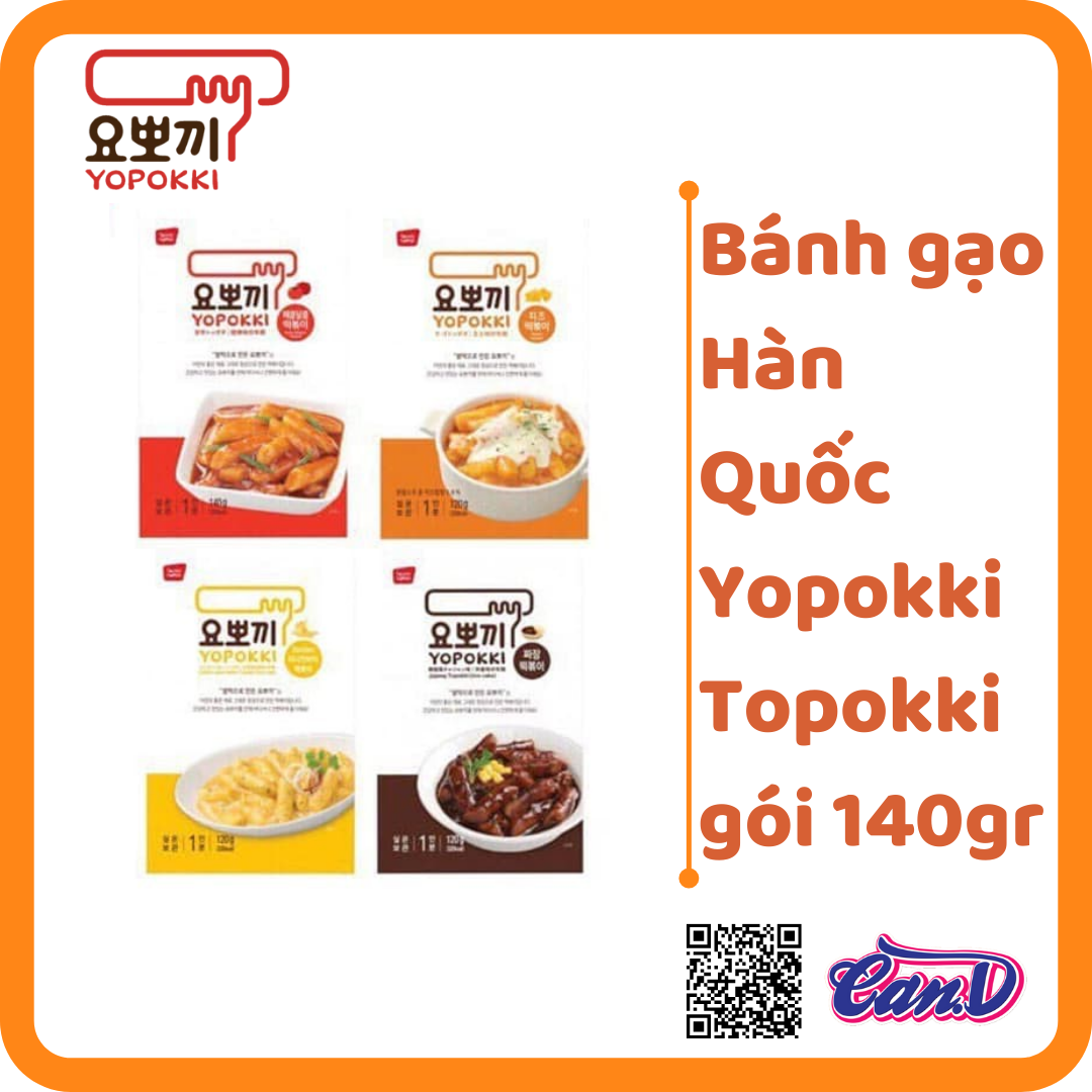 Bánh gạo Hàn Quốc Yopokki gói 140gr
