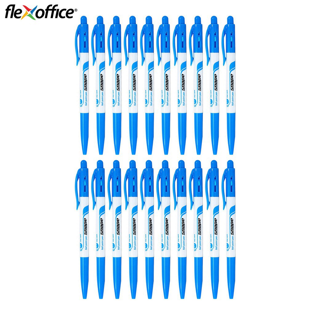 Bút Bi Flexoffice FO-023, combo 10 hộp