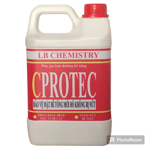 Chất bảo dưỡng bê tông CPROTEC (2 LÍT). Chống nứt cho bề mặt bê tông. Làm mặt xong đến đâu thì phun ngay đến đó