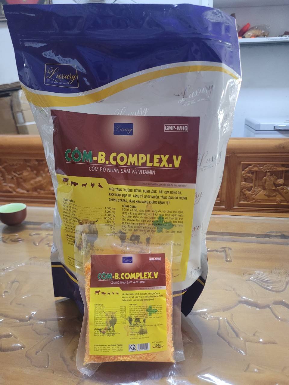 Bcomlex cốm 100g bổ cốm nhân sâm và vitamin