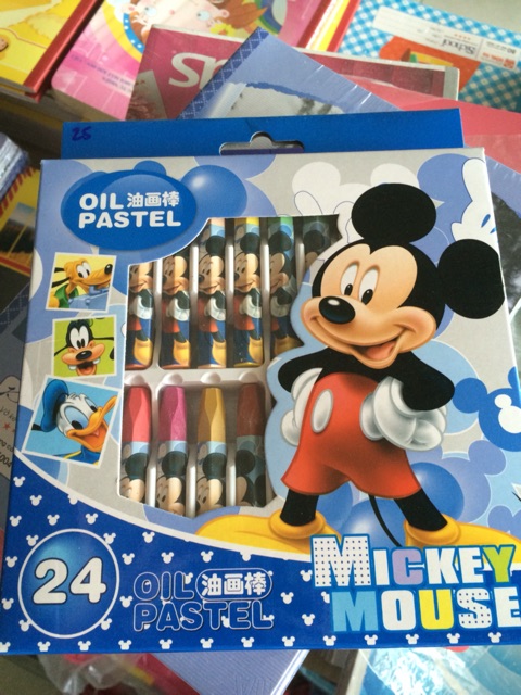 Sáp dầu 24 màu, cam kết hàng đúng mô tả