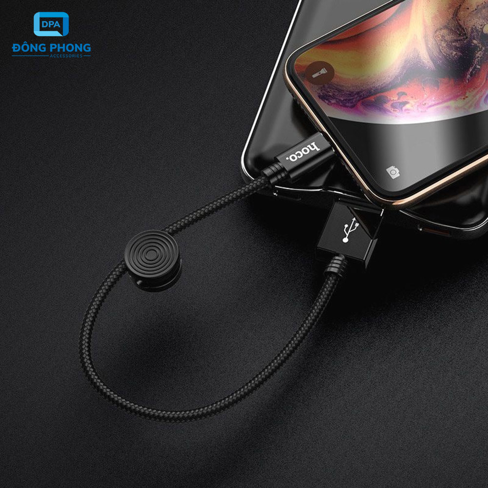 Cáp Ngắn Hoco X35 Sạc Nhanh iPhone, iPad Chính Hãng