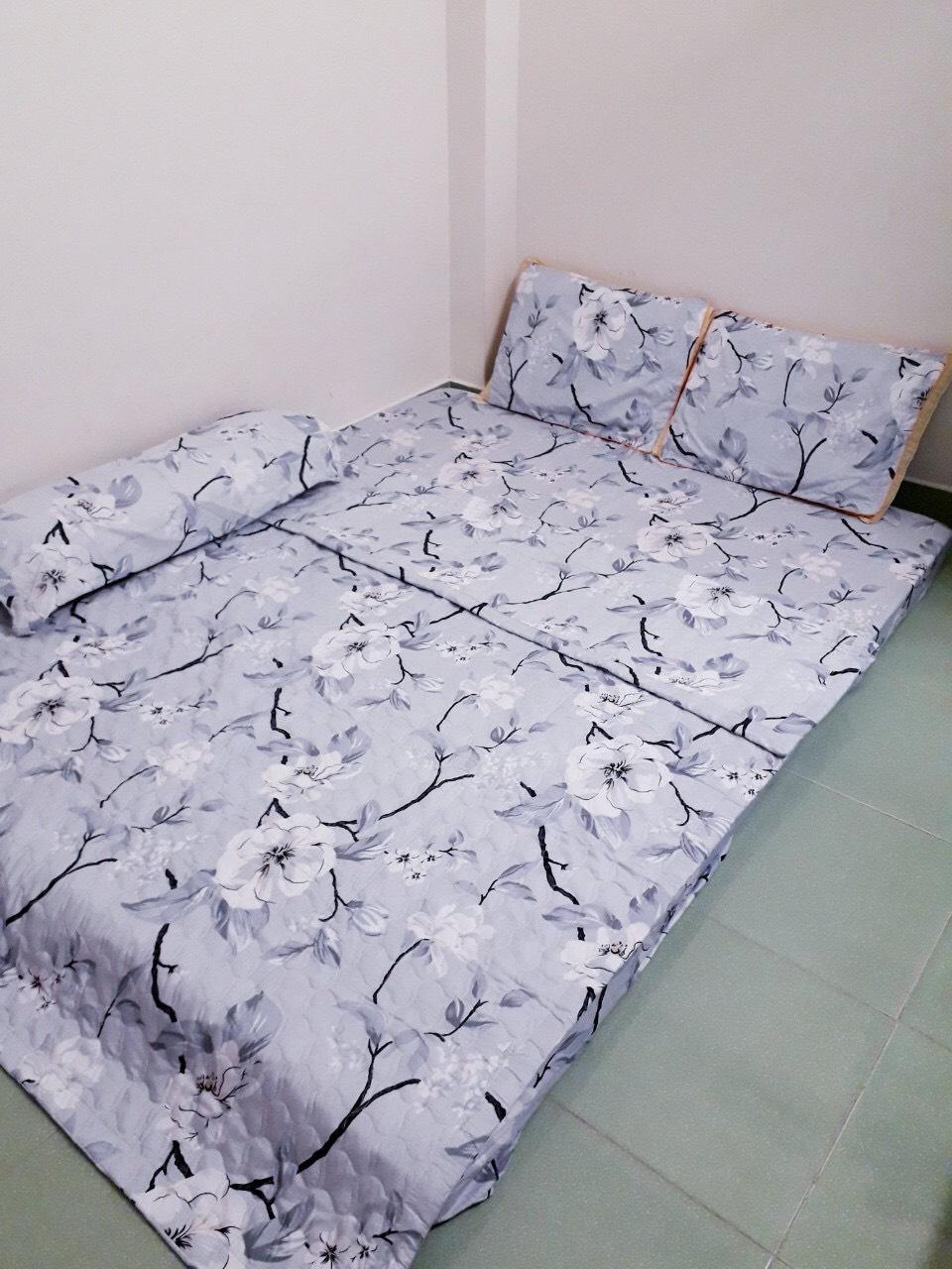bộ chăn drap 5 món - drap giường