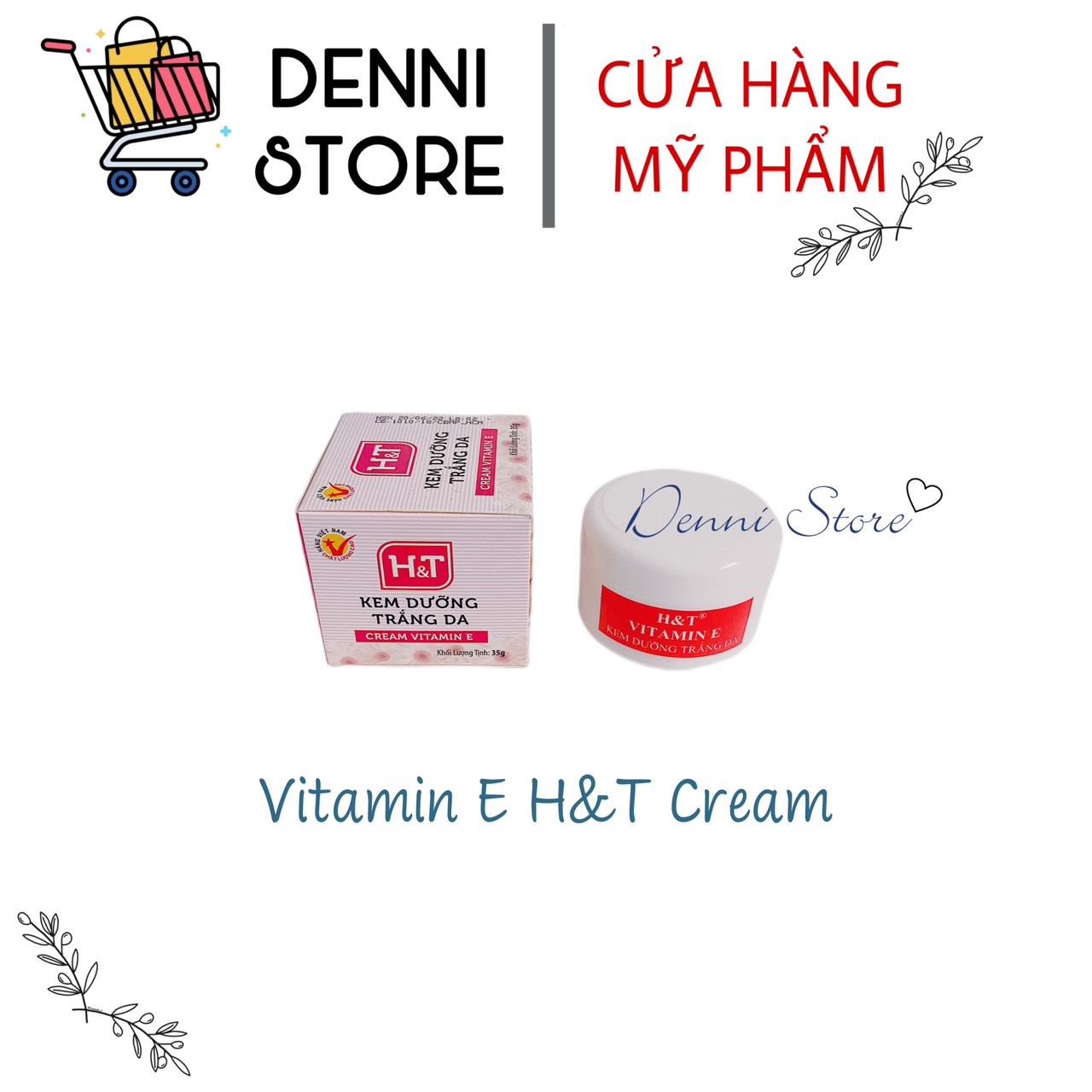 [HCM]Lẻ 1 hộp 35gr kem Vitamin E H&T