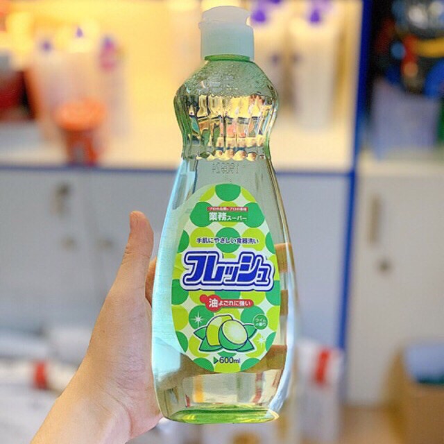 NƯỚC RỬA CHÉN BÁT ROCKET NHẬT BẢN ( 600ML - NHIỀU MÙI HƯƠNG) - HÀNG NỘI ĐỊA NHẬT