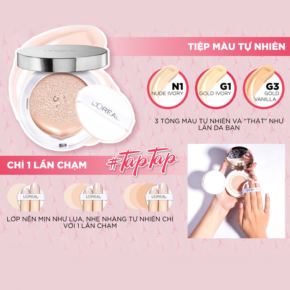 Phấn Nước LOREAL True Match Silky Cushion N1