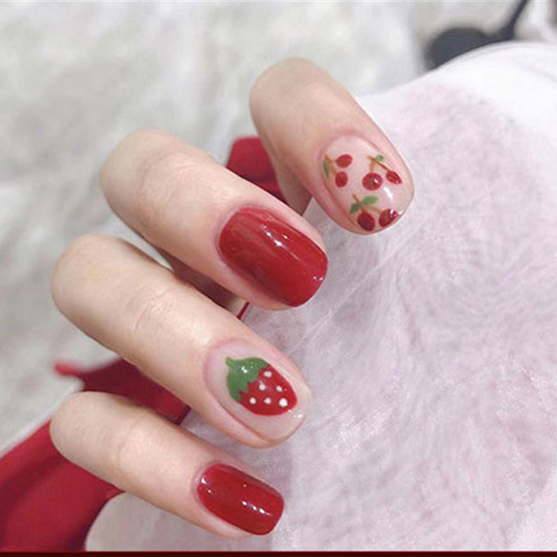Bộ 24 móng tay giả cực xinh (kèm keo - dùng nhiều lần)- Kinakino giá rẻ