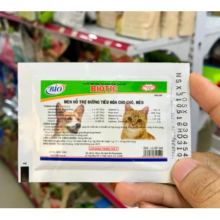 Men hỗ trợ đường tiêu hóa cho chó, mèo