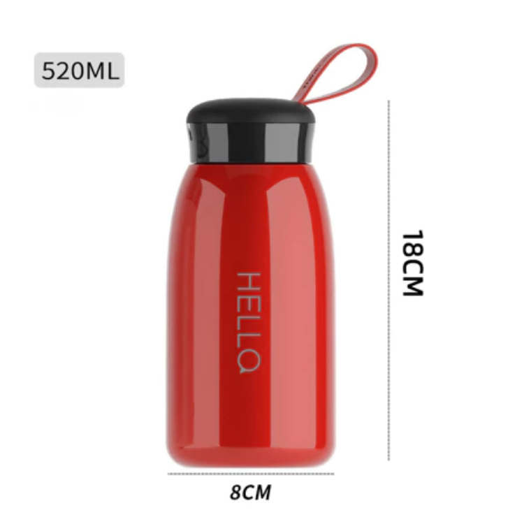 Bình siêu giữ nhiệt JUST LOVE INOX 304 cao cấp dung tích 520ml