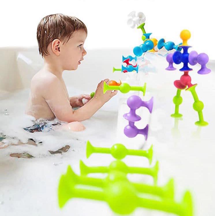 Hộp xếp hình dẻo Squigz 24 chiếc