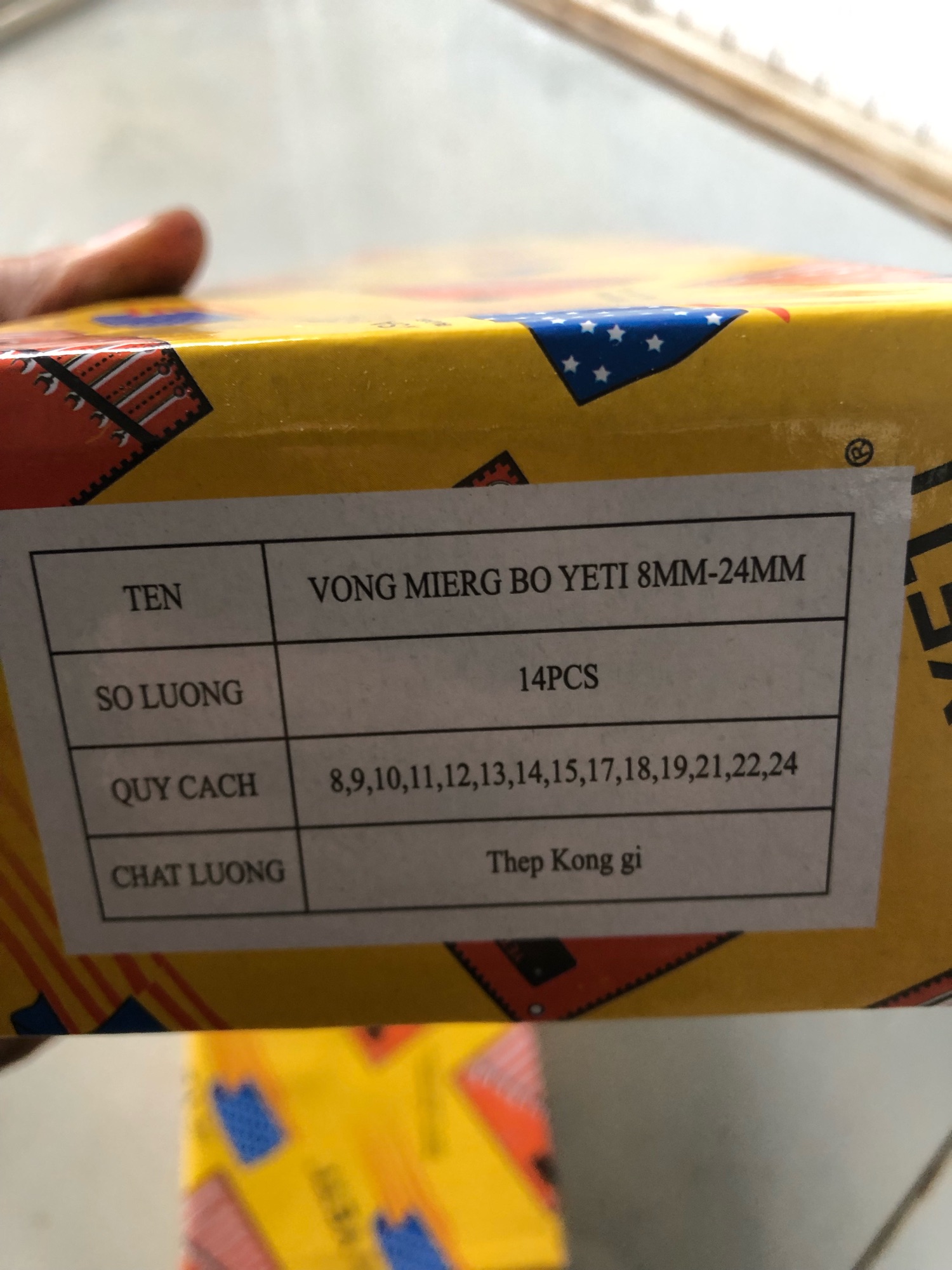 Bộ cà lê 8mm- 24mm (14 món)
