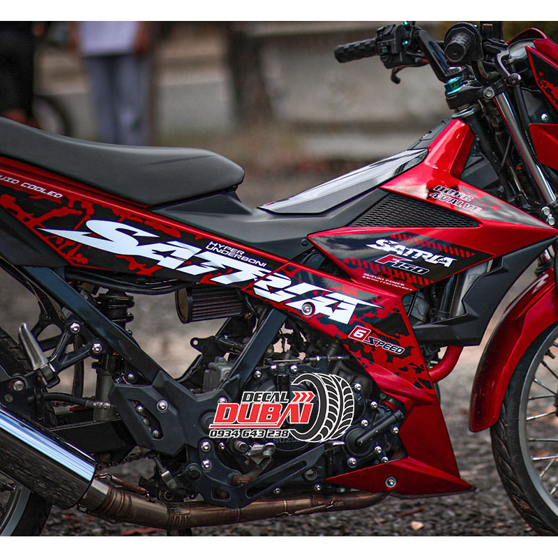 Tem Trùm Satria Đỏ Rỉ Sét Cực Ngầu