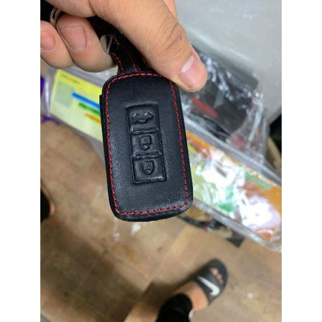 Bao da chìa khóa xe MITSU Xpander 2018-2019 2020 - 2021 mẫu đen .