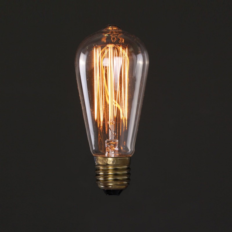 Edison Vintage St64 40W E27 Decorative Filament Light Bulb