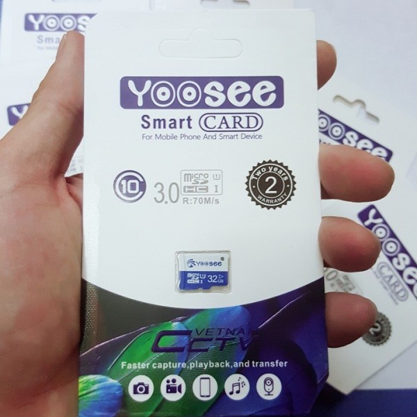[Xả kho] Thẻ nhớ Yoosee 32GB Micro SDHC U1 Class 10 Tốc độ cao 70Mb dùng cho mọi thiết bị - Thẻ nhớ Yoosee 32GB Micro SDHC Class 10